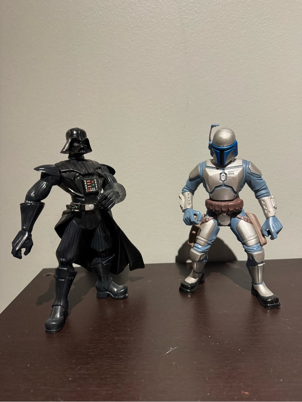 2005 Star Wars Battlers Jango Fett & Darth Vaders Figs Only No Weapons